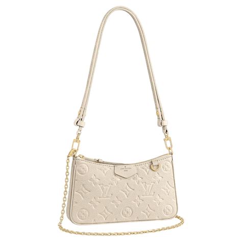 louis vuitton easy pouch on strap cream